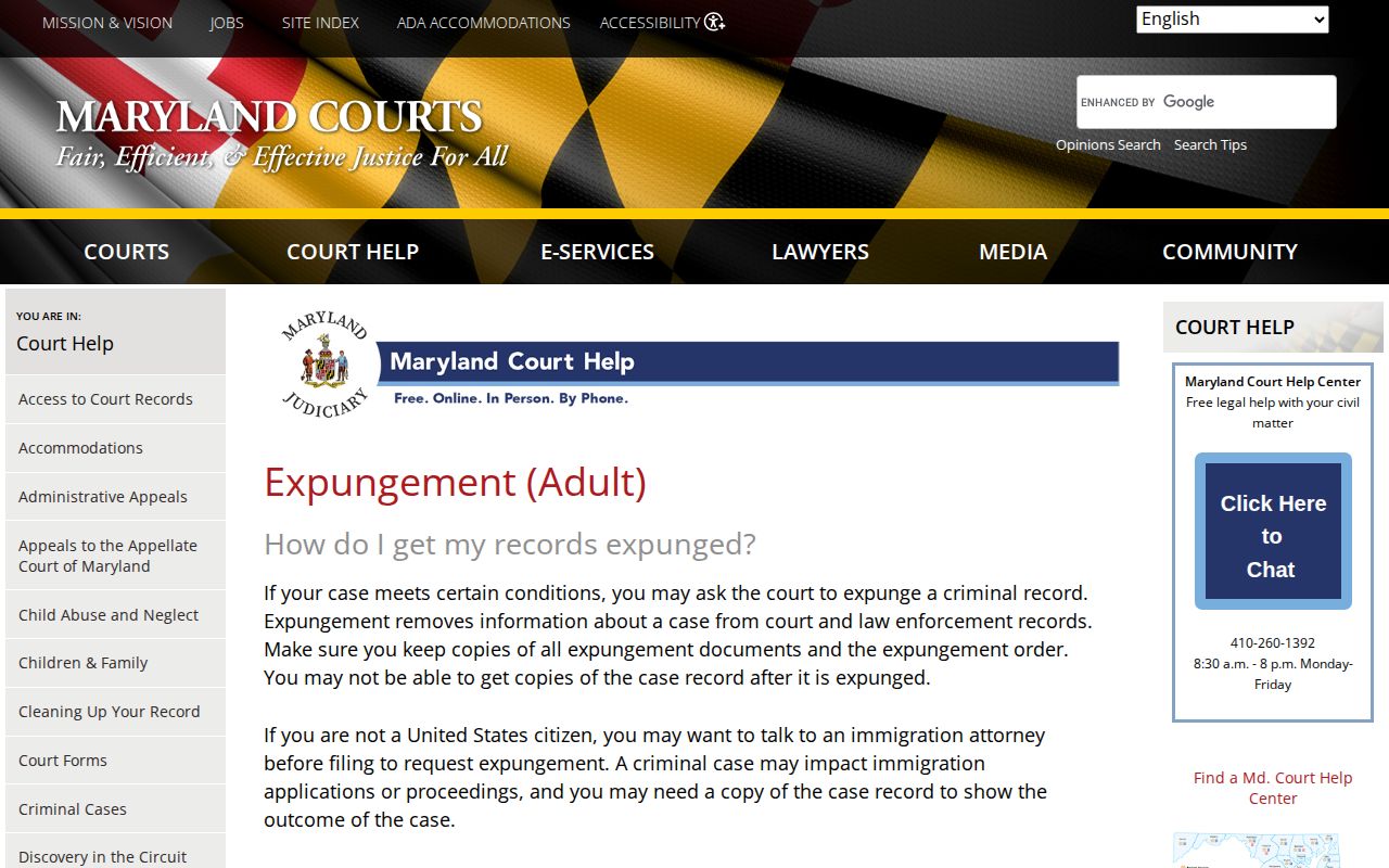 Maryland expungement guidance for Baltimore County released inmate mugshots